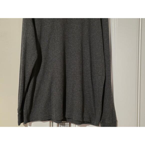 Vtg Southpole Shirt Mens XXL Black Long Sleeve Waffle Knit Thermal Hip Hop Y2K - Picture 6 of 8